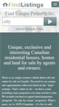 Mobile Screenshot of findlistings.ca